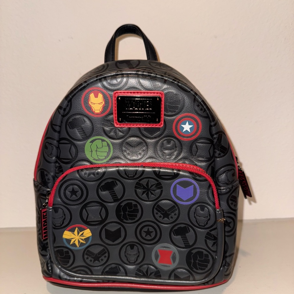 Marvel Avengers Black and Red Backpack